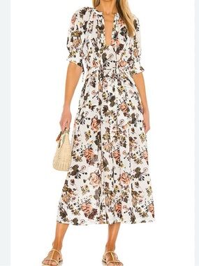 Ulla Johnson | Dresses | Ulla Johnson Runway Margaux Fil Coupe Silk Maxi  Dress Size 4 New With Tag | Poshmark